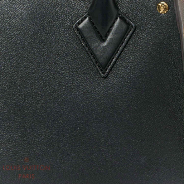 Louis Vuitton Calfskin Monogram On My Side Greige
