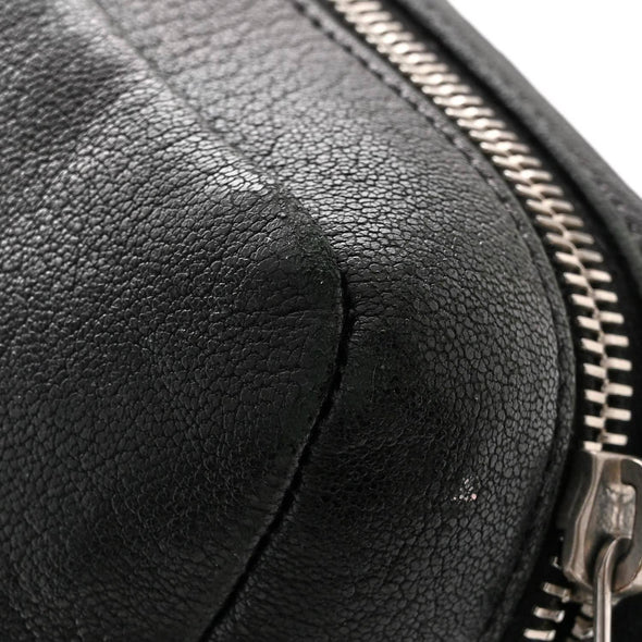 Saint Laurent Lambskin Monogram Small Lou Camera Bag Asphalt
