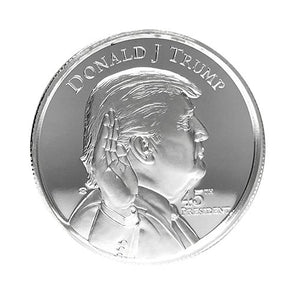 Trump 45th President SIlver Round