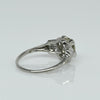 1.5ct Old Mine Cut Diamond Art Deco Platinum Engagement Ring