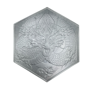 Year of the Dragon 10oz Silver Hexagon