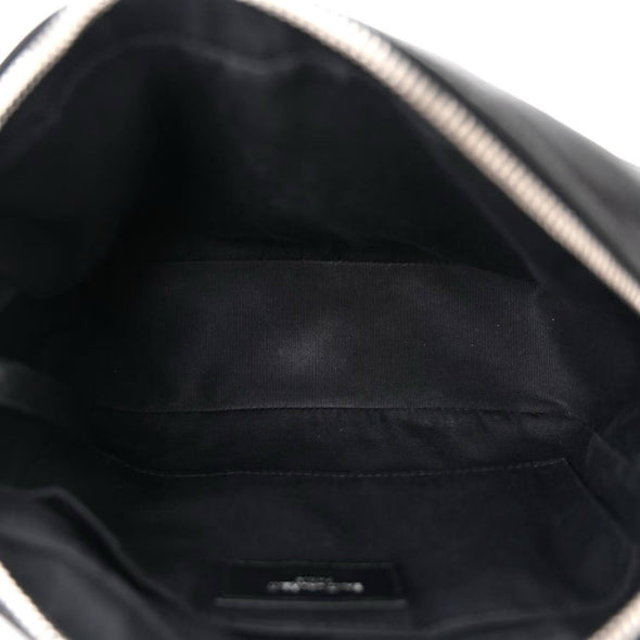 Saint Laurent Lambskin Monogram Small Lou Camera Bag Asphalt