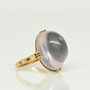 Vintage Art Deco Style 18.3ct Lavender Moonstone Cabochon Ring