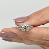 Circa 1920's Art Deco Platinum GIA Certified Brilliant Cut 1.86 Ct Solitaire