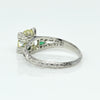 Circa 1920's Art Deco Platinum GIA Certified Brilliant Cut 1.86 Ct Solitaire