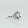 Circa 1930's Art Deco Platinum 1.78Ct Old European Cut Diamond Ring