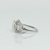 Circa 1930's Art Deco Platinum 1.78Ct Old European Cut Diamond Ring