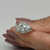 Circa 1930's Art Deco Platinum 1.78Ct Old European Cut Diamond Ring