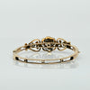 Circa 1800's 14K Rose Gold Diamond and Enamel Bracelet