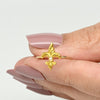 Vintage Fleur-De-Lis Pearl 14k Yellow Gold Ring