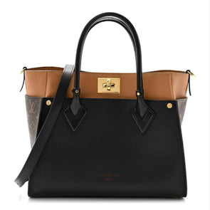 Louis Vuitton Calfskin Monogram On My Side Greige
