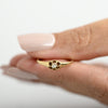 Vintage 10K Petite Pearl Buttercup Ring