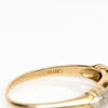 Vintage Diamond Yellow Gold Wedding Band