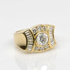 Impressive 3.12cttw Diamond Men's 14k Yellow Gold Ring