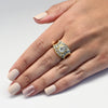 Impressive 3.12cttw Diamond Men's 14k Yellow Gold Ring