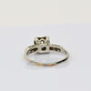 Old European Diamond Retro Engagement Ring 14K White Gold