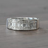 1.4cttw Baguette & Princess Cut Anniversary Band