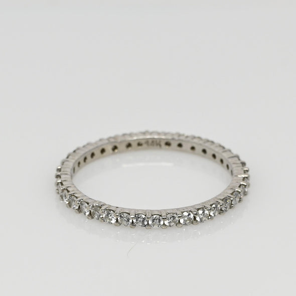 14K Diamond Eternity Band