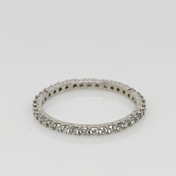 14K Diamond Eternity Band