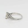 2.16cttw Marquise Diamond 18K White Gold Split Shank Engagement Ring