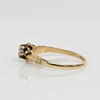 Victorian Old European Cut Diamond Buttercup Gold Solitaire Ring