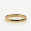 Date 21/4/35 Vintage Yellow Gold Wedding Band 8K Size 11