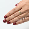 Date 21/4/35 Vintage Yellow Gold Wedding Band 8K Size 11