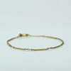 Bar & Link Design 14K Gold Bracelet