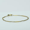 Bar & Link Design 14K Gold Bracelet