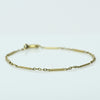 Bar & Link Design 14K Gold Bracelet