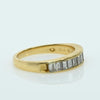 Baguette Diamond 18K Yellow Gold Wedding Band