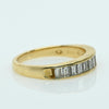 Baguette Diamond 18K Yellow Gold Wedding Band