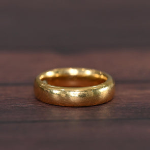 Dated April 30 1905 18K Antique Yellow Gold Wedding Band
