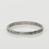 Dated 1945 Personalized Vintage 18K Petite Engraved Stackable Wedding Band