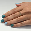 Dated 1924 8K Yellow Gold Vintage Smooth Finish Band