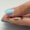 Dated 1924 8K Yellow Gold Vintage Smooth Finish Band