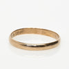 Dated 1924 8K Yellow Gold Vintage Smooth Finish Band