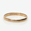Dated 1924 8K Yellow Gold Vintage Smooth Finish Band