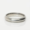 Platinum Vintage Wedding Band With Milgrain Detail