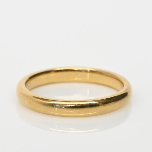 Vintage 18K Yellow Gold WILK & CO Wedding Band