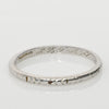 Dated 1926 Art Deco Platinum Vintage Chevron Antique Wedding Band