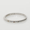 Dated 1926 Art Deco Platinum Vintage Chevron Antique Wedding Band