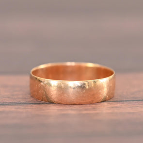 Antique Band Engraved G.H. 23 1904 14k Gold Ring