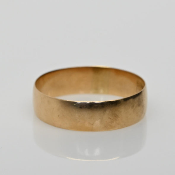 Antique Band Engraved G.H. 23 1904 14k Gold Ring