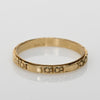 14K Yellow Gold Floral Wedding Band