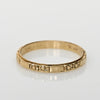 14K Yellow Gold Floral Wedding Band