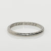 Platinum Vintage Chevron Wedding Band Dated 1929