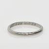 Platinum Vintage Chevron Wedding Band Dated 1929
