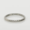 Platinum Vintage Chevron Wedding Band Dated 1929