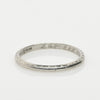 Platinum Vintage Chevron Wedding Band Dated 1929